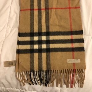 Authentic cashmere Burberry scarf
